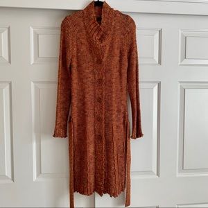 BCBGMaxazria Tweed Cardigan Sweater L